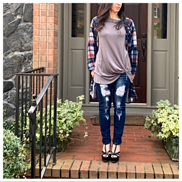 ✨LAST ONE✨Plaid kimono jacket - Picture 7 of 7